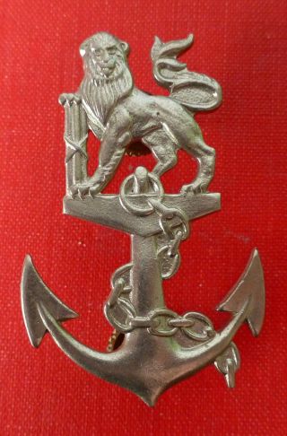 South Africa Navy Cadet Corps Old African Naval Lion & Anchor Beret Cap Badge