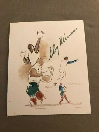Leroy Neiman - Boxing - Color/signed - Going Out Of Business