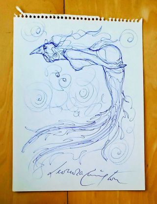 Leonora Carrington Ink On Paper