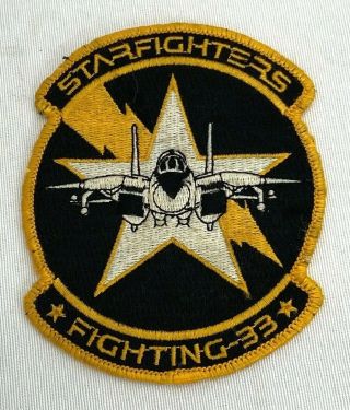 Vintage Us Navy Vf - 33 Squadron Patch