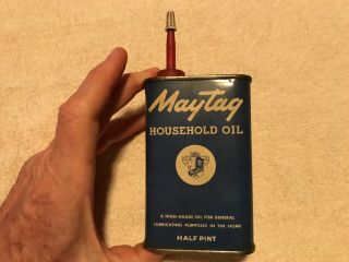 Maytag Household Oil Vintage Tin,  Maytag Co. ,  Newton,  Iowa