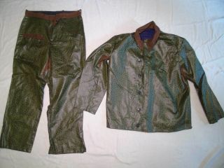 Soviet Russian Army Experimental Rubbered Frog Camo Suit Size 48 - 3 Rare