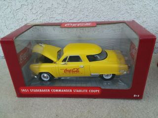 Johnny L White Lightning Coca Cola 1951 Studebaker Commander Starlite Coupe 1/24
