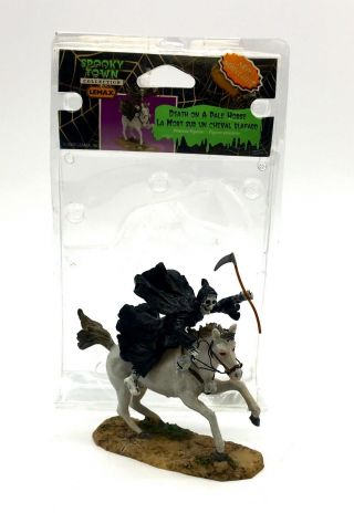 Lemax Spooky Town Figurine “death On A Pale Horse” 2007