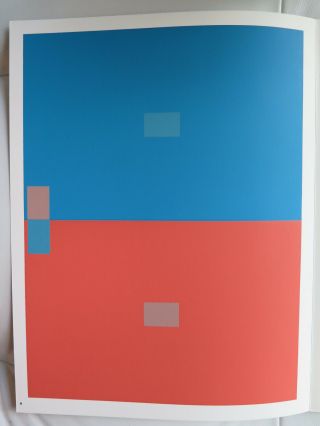 Josef Albers Silkscreen Folder Vii - 2 Left Interaction Of Color 1963