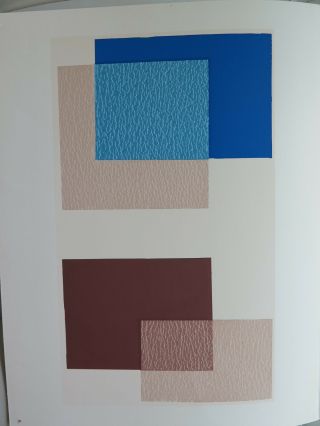 Josef Albers Silkscreen Folder Ix - 3 Left Interaction Of Color 1963