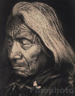 1900/72 Edward Curtis Folio Native American Indian Chief Red Cloud Photo 16x20