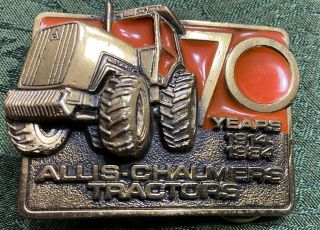 Allis Chalmers Tractors Belt Buckle 70 Years 1914 - 1984 Limited Edition 234