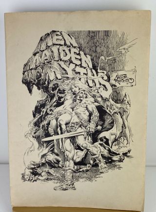 Men Maiden Myths Nestor Redondo Signed 1979 Portfolio Plates Numbered 214/1000