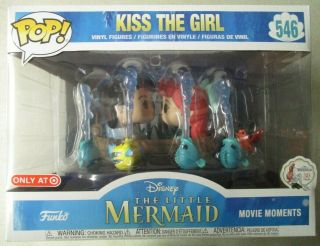 Funko Pop Movie Moments 546 The Little Mermaid Kiss The Girl Vinyl Figures Mib