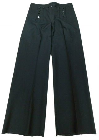 Us Navy Wool Crackerjack Enlisted Jumper Dress Blue Trousers Pants 40 L Long