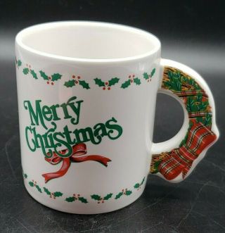 1987 The Love Mug Collectible Christmas Edition Coffee Mug Merry Christmas