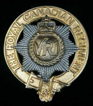Cold War Era Canadian Royal Canadian Regiment Rcr Pipers Badge