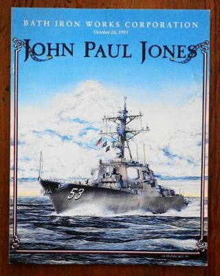 Uss John Paul Jones Ddg - 53 Launch Program