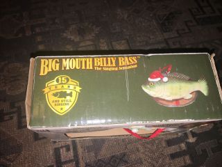 Big Mouth Billy Bass Singing Christmas Ornament Gemmy 2