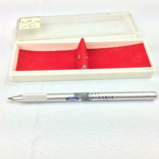 Vintage Ford Motor Company Engraver Pen Employee Mvp Award Diamond Tip In Case