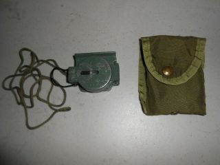 Us Army 1989 Stocker & Yale Inc.  Compass Magnetic With Case 6605 - 01 - 196 - 6971