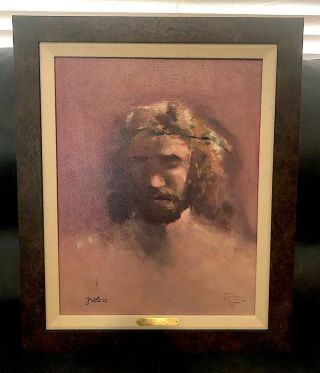 Jesus - The Prince Of Peace Thomas Kinkade S & N Canvas 158/390