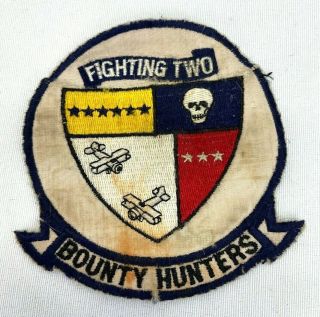Vintage Us Navy Vf - 2 Squadron Patch
