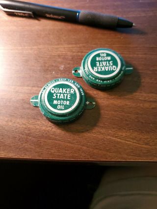 Quaker State Motor Oil Bottle Caps Lids Tops 2 Sizes