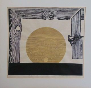 Reika Iwami Contemporary Japanese Woodblock Print Signed & Numbered 7/50 [1973]