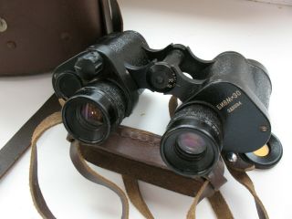 BI8Mx30 8x30 infrared military field binoculars,  USSR,  1980s,  warehouse full set 2