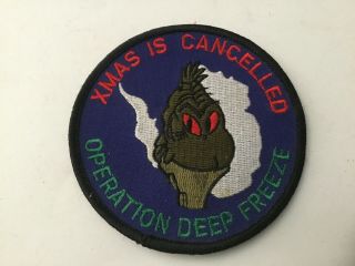 1983 Operation Deep Freeze Patch,  Xmas Is Cancelled
