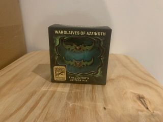 Sdcc 2016 Blizzard World Of Warcraft Collector’s Pin Warglaives Of Azzinoth