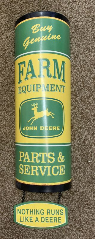 Buy John Deere Farm Equipment Parts Large Metal Tin Half Circle Sign