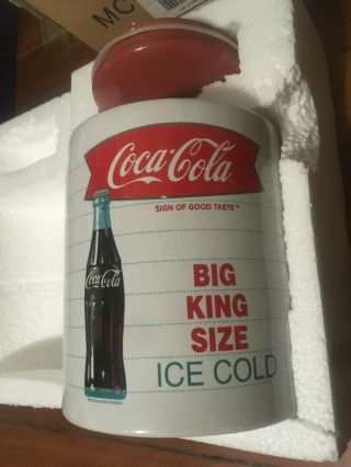 Big King Size Ice Cold Coca Cola Cookie Jar