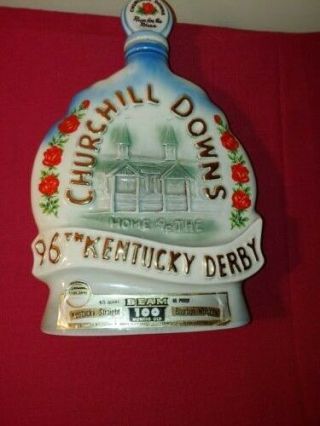 1996 Jim Beam Kentucky Derby Decanter