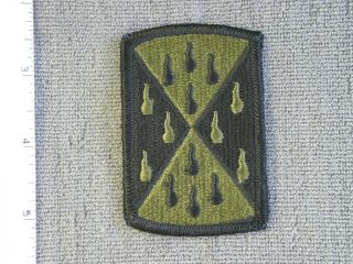 1987 Tioh Sample,  U.  S.  Army 464th Chemical Brigade Subdued Patch,  By Action Emb