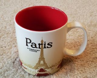 Starbucks Paris Eiffel Tower Global Icon Coffee Mug Cup - 16oz