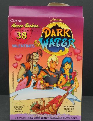 1992 Vintage Hanna - Barbera Pirates Of Dark Water Cleo Valentines Complete