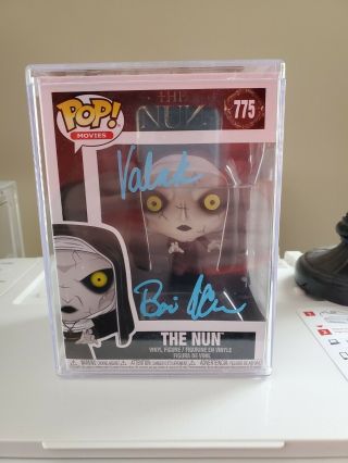 Funko Pop Movies 776 The Nun (demonic) Signed By Bonnie Aarons With