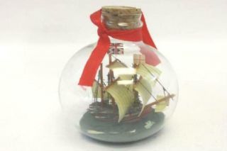 Authentic Models The Age Of Sail Ship In A Bottle Ornament