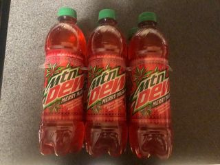 2020 Mtn Mountain Dew Merry Mash - Up 20 Oz Holiday Limited Edition 6 Pack 1/2021