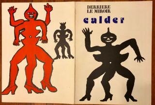 Alexander Calder 4 Lithographs Derrière le Miroir B 4