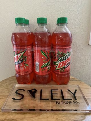 2020 Mtn Mountain Dew Merry Mash - Up 16.  9 Oz X6 Six Bottles Cranberry Pomegranate