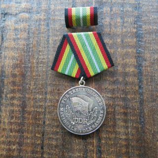 Medal Ddr 10 Years Of Service National People 