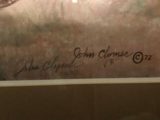 John Clymer Signed Print of 