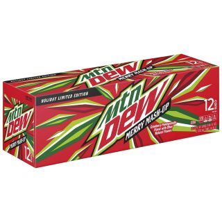 12pk Mountain Dew Merry Mash - Up 2020 Holiday Limited Edition Cranberry