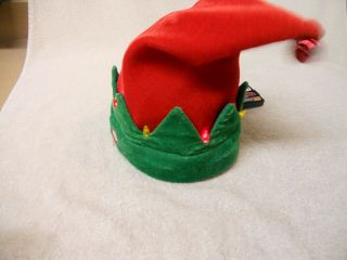Dan Dee Animated/musical/light - Up Elf Hat Plays " We Are Santa 