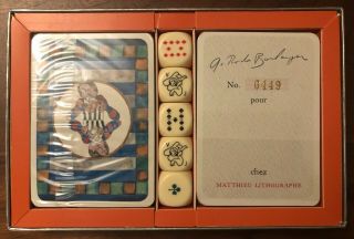 Graciela Rodo - Boulanger Limited Edition Playing Cards With Lithographs