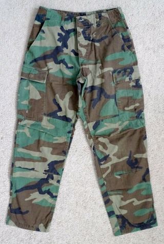 Us Army Woodland Camo Camouflage Trousers Combat Cargo Pants / 8415 - 01 - 084 - 1708