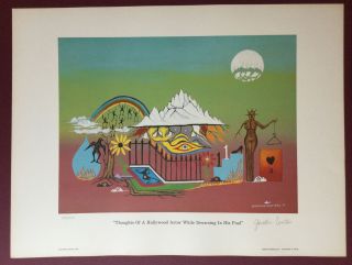 Jonathan Winters Limited Edition Lithograph Signed & Numbered 143/475