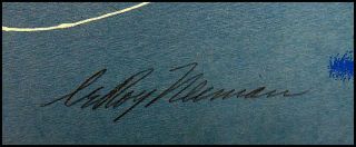 LeRoy Neiman Blue Hockey Signed Color Serigraph Blackhawks Bobby Hull Sports Art 3