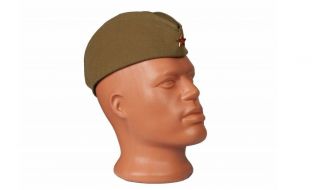Soviet Army Wwii Type Russian Soldiers Pilotka Cap Hat With Red Star