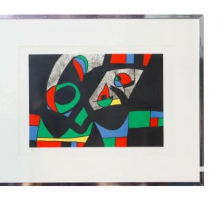 Joan Miro lithograph,  signed /numbered.  Mid century from 1971 3