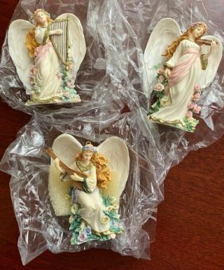 Bradford Symphony Of Angels Love Hope Serenity Feather Christmas Ornaments